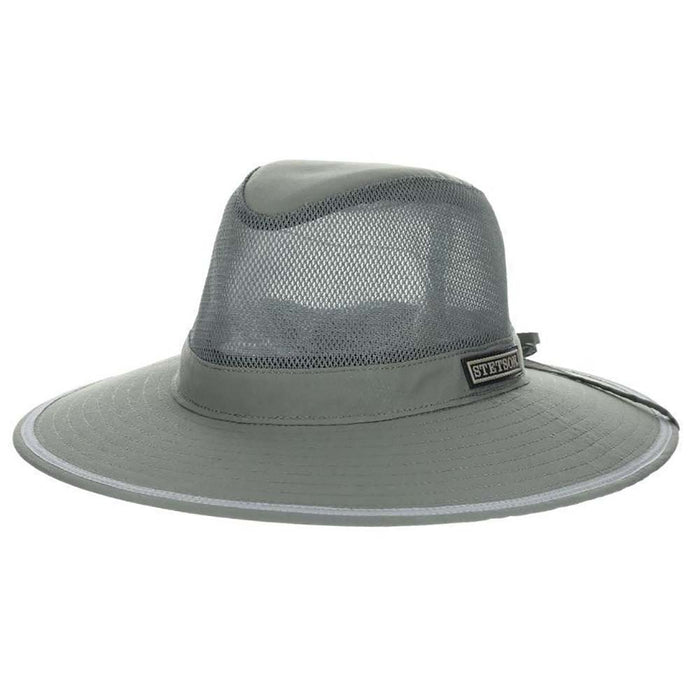 No Fly Zone™ Cooling Safari Hat with Sun Shield - Scala Hats Safari Hat Stetson Hats NFZ391-PACK2 Willow M (22 5/8")