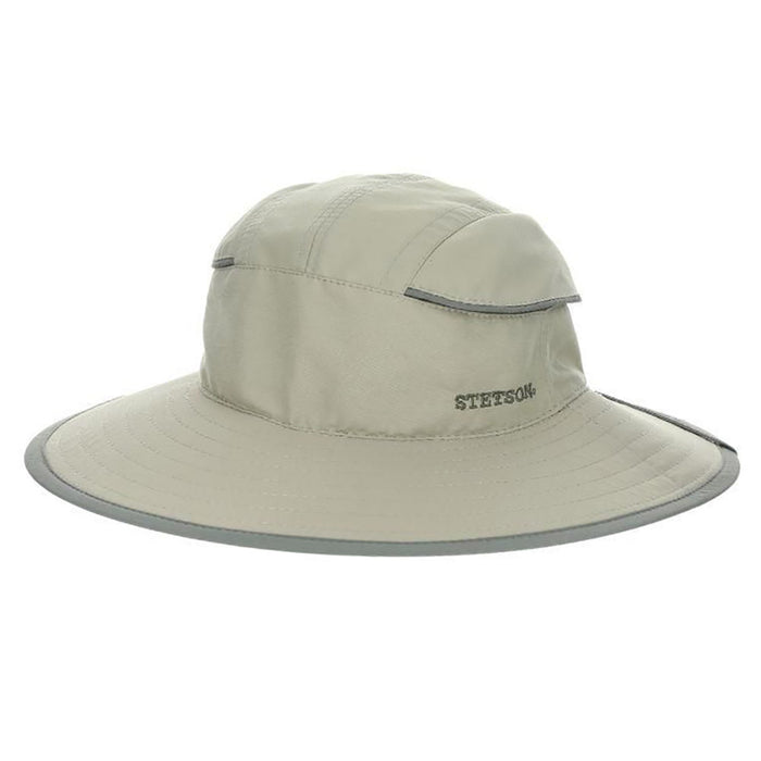 No Fly Zone Floatable Brim Boonie Hat - Stetson Hats Bucket Hat Stetson Hats STC394-kaki2 Khaki M (22 5/8")