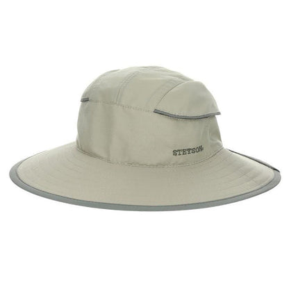 No Fly Zone Floatable Brim Boonie Hat - Stetson Hats Bucket Hat Stetson Hats STC394-kaki2 Khaki M (22 5/8")