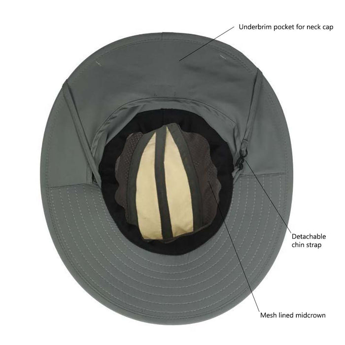 No Fly Zone Floatable Brim Boonie Hat - Stetson Hats Bucket Hat Stetson Hats