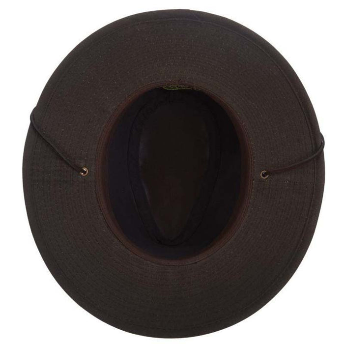 Oil Cloth Outback Hat for Small Heads - DPC Headwear Safari Hat Dorfman Hat Co.