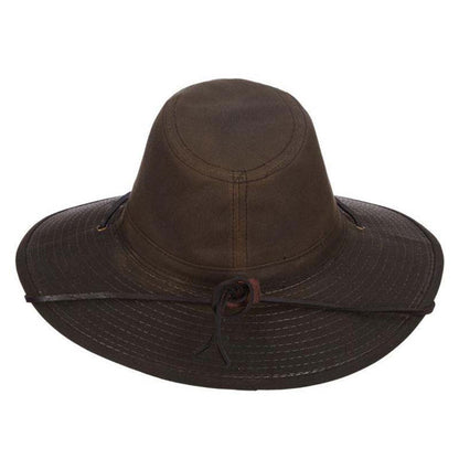 Oil Cloth Outback Hat for Small Heads - DPC Headwear Safari Hat Dorfman Hat Co.