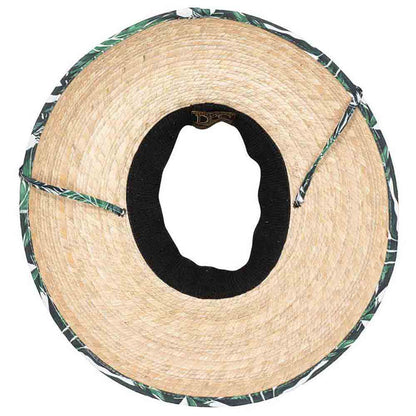 Open Crown Palm Visor Hat with Trimmed Brim - Makai Hat Co Visor Cap Makai Hat