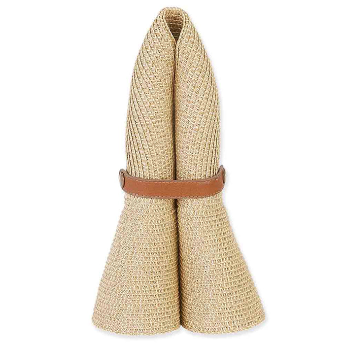 Packable Straw Souwestern Summer Hat - Sun 'N' Sand Hats Wide Brim Hat Sun N Sand Hats