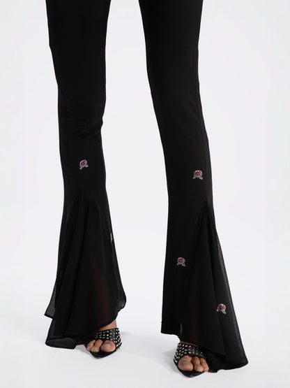 Mara Rose Pants (Black) (Final Sale)