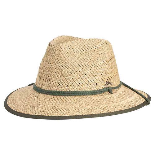 Penida Rush Straw Safari Hat with Chin Cord - Tommy Bahama Safari Hat Tommy Bahama Hats TBM374-NAT1 Natural S/M (56-57 cm)