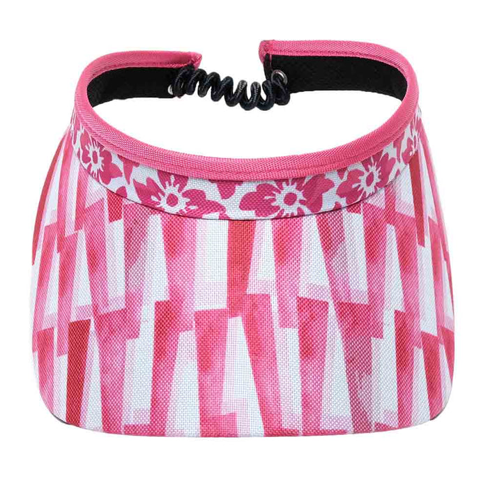 Peppermint Golf Sun Visor with Coil Lace - GloveIt Visor Cap GloveIt V401 Pink