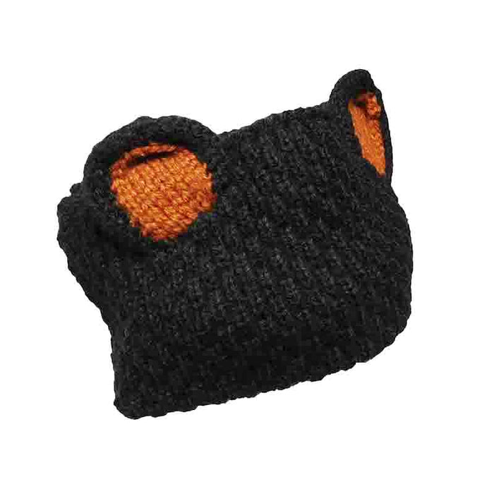 Peruvian Hand Knit Wool Bear Ears Ear Warmer Knit Headband Headband Peruvian Trading Co