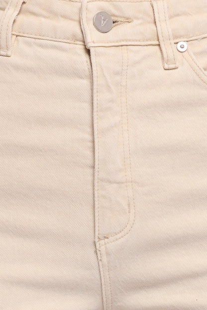Abrand 94 High Wide Jeans - Bone