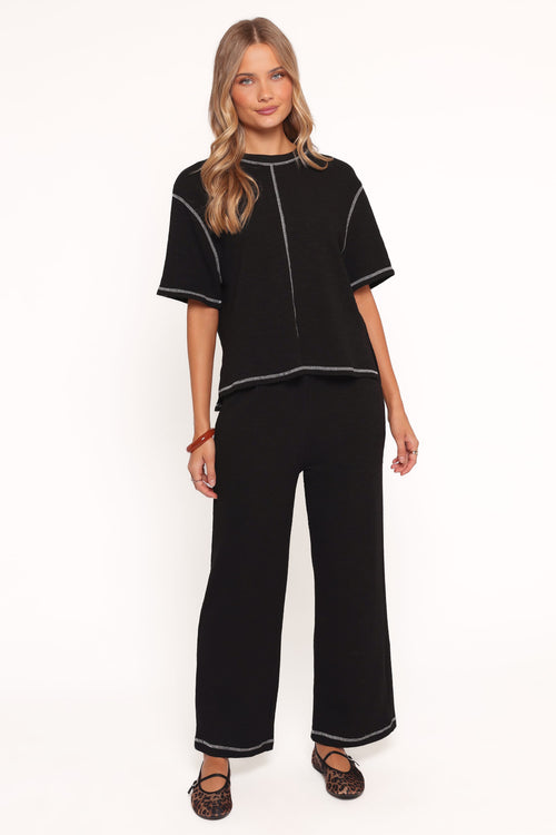 Angler Knit Set - Black