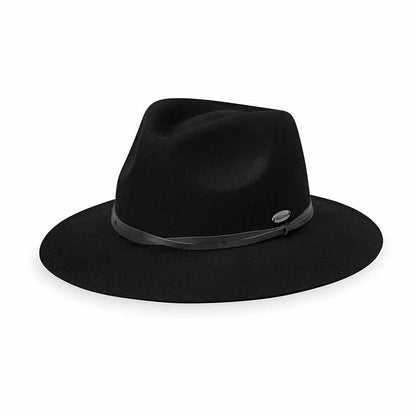 Petite Aspen by Wallaroo Hat Company Safari Hat Wallaroo Hats PASPE-Black Black Small (56 cm)