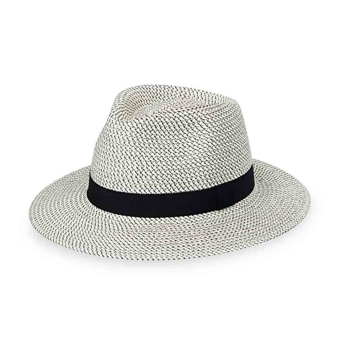 Petite Charlie by Wallaroo Hat Company Safari Hat Wallaroo Hats PCHA-Black Ivory / Black Small (56 cm)