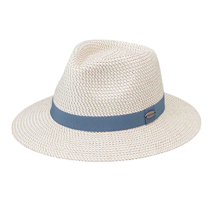 Petite Charlie by Wallaroo Hat Company Safari Hat Wallaroo Hats PCHA-DBL Ivory / Blue Small (56 cm)