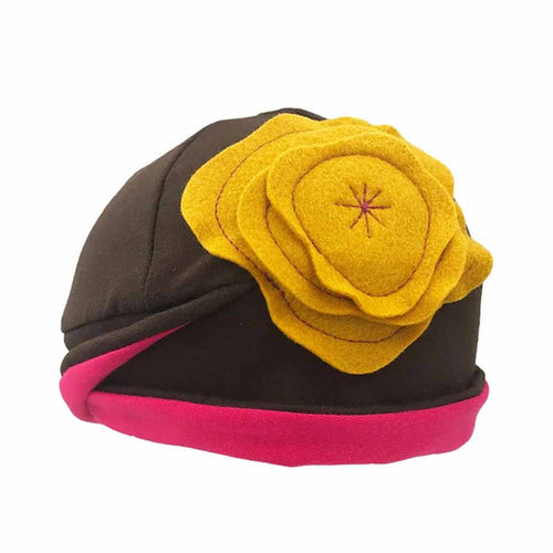 Petite Cotton Beanie Hat for Small Heads - Flipside Hats for Healing Beanie Flipside Hats 106-016C Brown