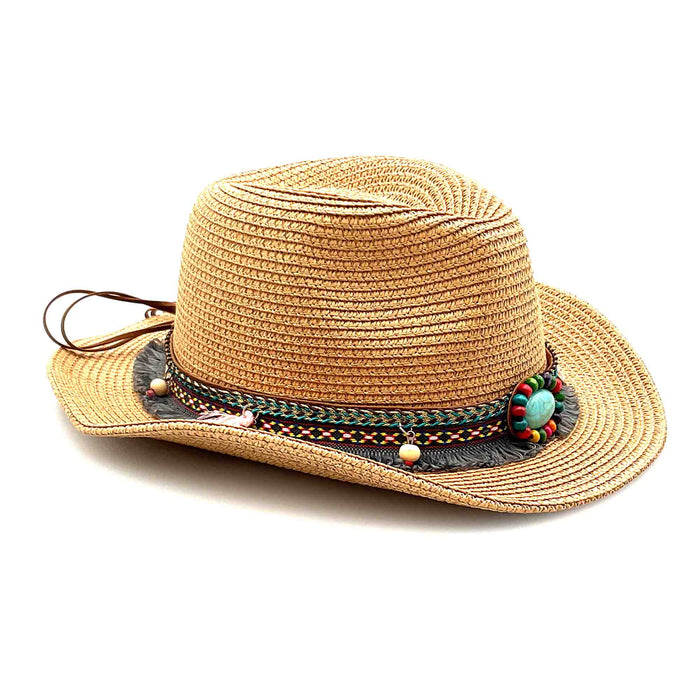 Petite Cowboy Hat with Tassel Band - Jeanne Simmons Hats Cowboy Hat Jeanne Simmons Accessories
