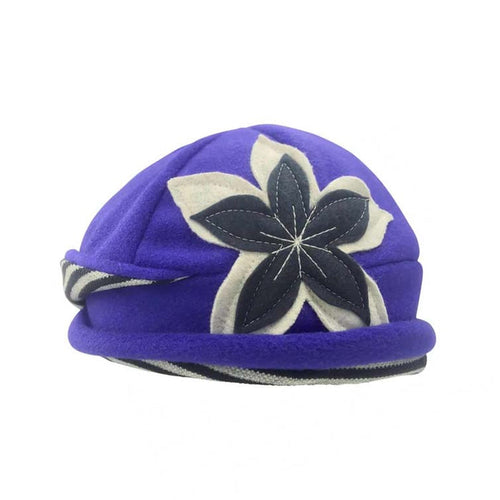 Petite Fleece Beanie Hat for Small Heads - Flipside Hats for Healing Beanie Flipside Hats 106-020C Purple