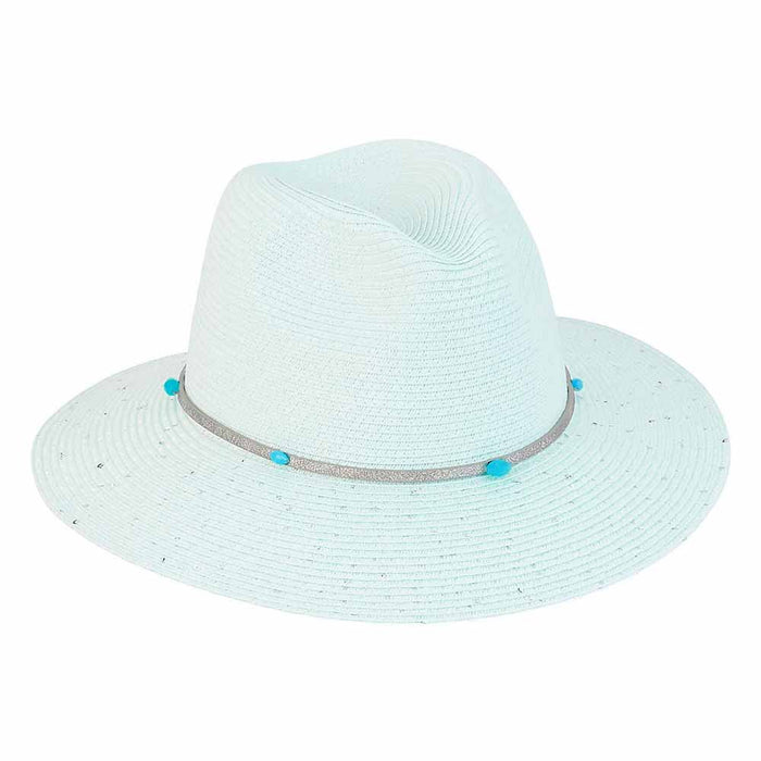 Petite Safari Hat with Sequin Brim - Sunny Dayz™ Safari Hat Sun N Sand Hats HK209B Mint Small (55 cm)