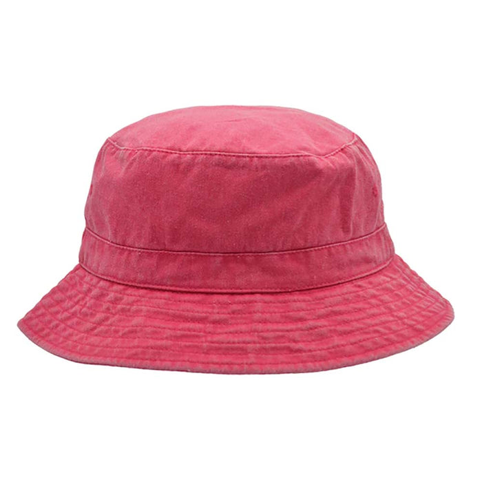 Pigment Dyed Cotton Bucket Hat for Small Heads - Kenny K. Hats Bucket Hat Great hats by Karen Keith CH150K-D Red XS/S (54-55 cm)