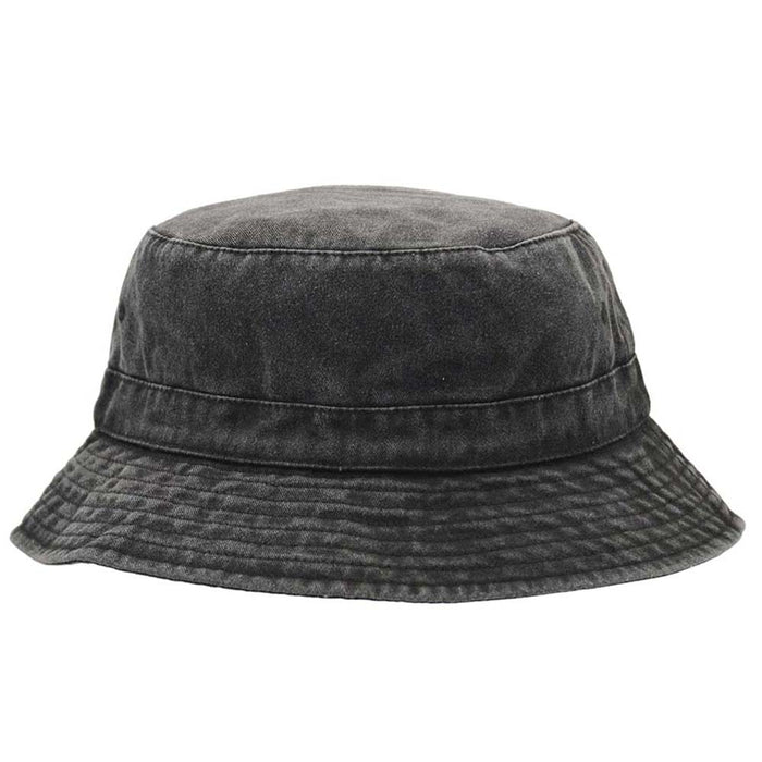 Pigment Dyed Cotton Fishing Hat - Kenny K. Hats Bucket Hat Great hats by Karen Keith CH150-As Black S/M (57 cm)