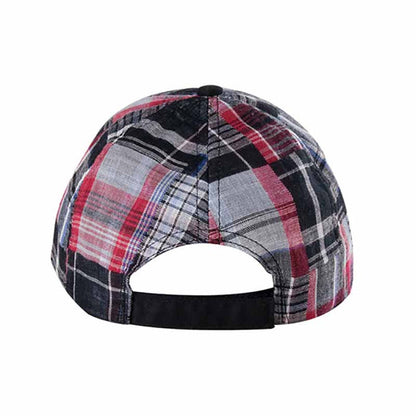Plaid Cotton Baseball Cap for Small Heads Cap MegaCI