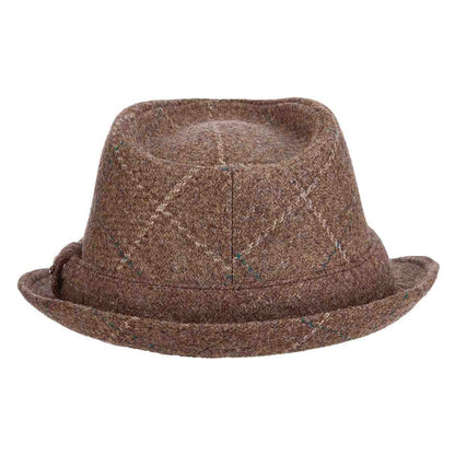 Plaid Italian Wool Fedora Hat - Stetson Hats Fedora Hat Stetson Hats