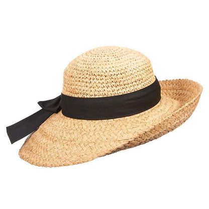 Raffia Big Brim Hat to Wear 5 Fabulous Ways - Callanan Hats Wide Brim Hat Callanan Hats LR651OS Natural OS (57 cm)