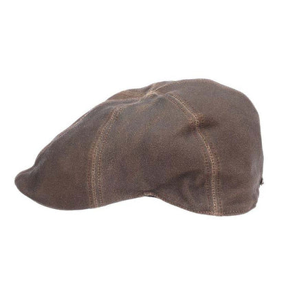 Regal Antique Leather Flat Cap - Stetson Hat Flat Cap Stetson Hats