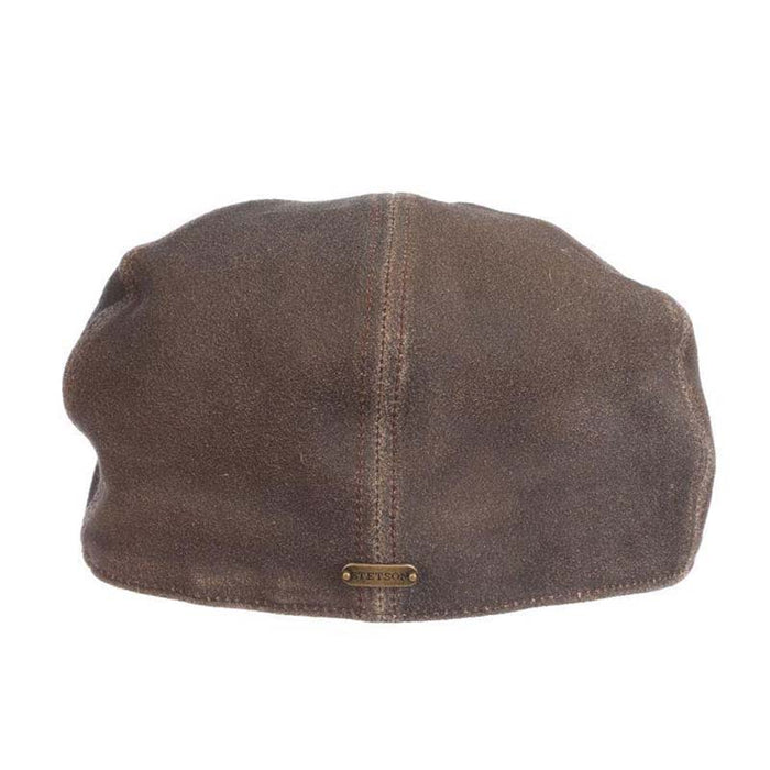 Regal Antique Leather Flat Cap - Stetson Hat Flat Cap Stetson Hats