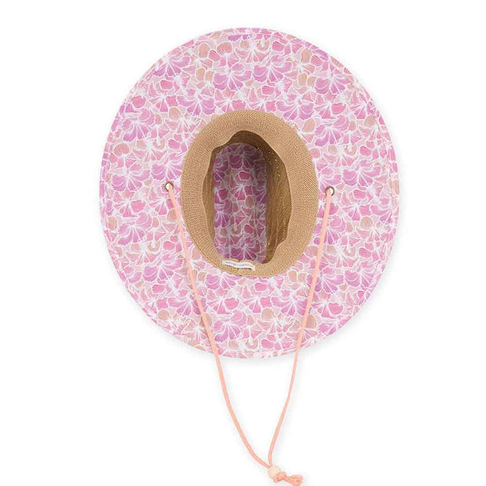 Rush Straw Lifeguard Hat for Small Heads - Sunny Dayz™ Petite Hats Lifeguard Hat Sun N Sand Hats