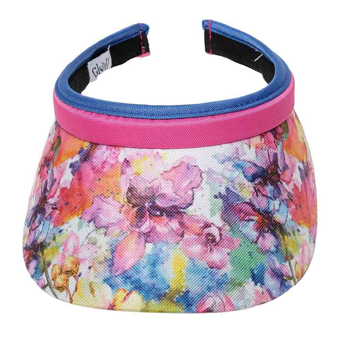 Secret Garden Clip On Golf Sun Visor - GloveIt Visor Cap GloveIt VC404 Pink