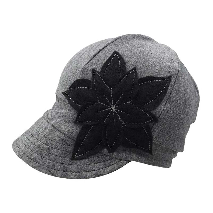Selena Organic Cotton Jersey Cap for Healing - Flipside Hats Cap Flipside Hats H001-011 Grey  / Black OS _56-58 cm)