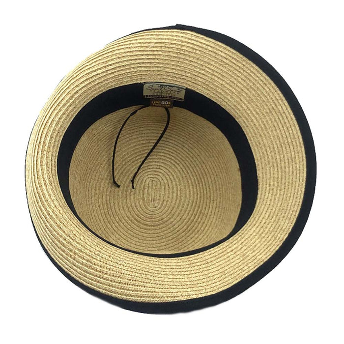 Summer Cloche Hat with Ribbon Bow - Sun 'N' Sand Hat Cloche Sun N Sand Hats