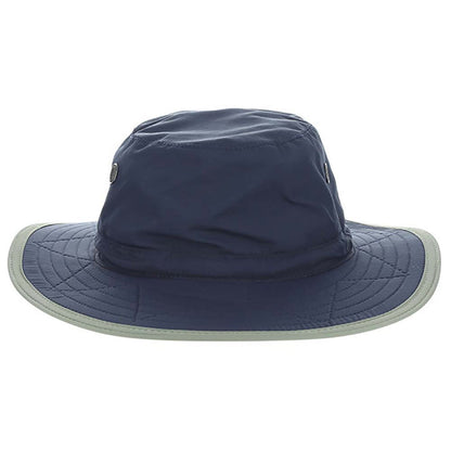 Supplex Dimensional Brim Hat, Navy - DPC Outdoor Headwear Bucket Hat Dorfman Hat Co.