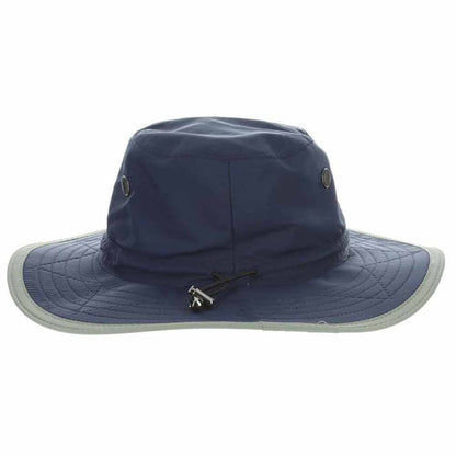 Supplex Dimensional Brim Hat, Navy - DPC Outdoor Headwear Bucket Hat Dorfman Hat Co.