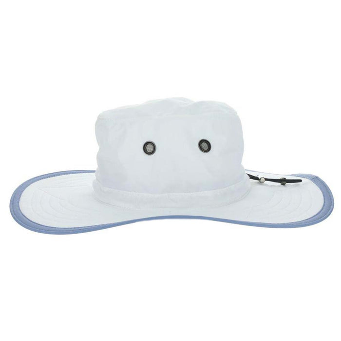 Supplex Dimensional Brim Hat, Slate - DPC Outdoor Headwear Bucket Hat Dorfman Hat Co.