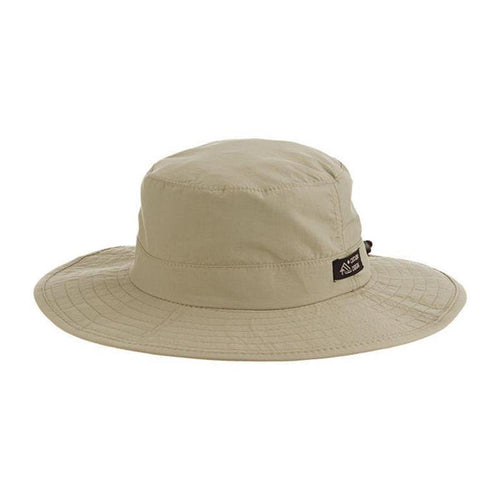 Supplex® Nylon Boonie with Covered Underbrim - DPC Global Hats Bucket Hat Dorfman Hat Co. MC1-KAKI1 Khaki Small (55 cm)