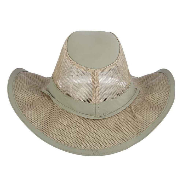 Supplex® Nylon Mesh Brim Safari Hat, 2XL - Dorfman Pacific Safari Hat Dorfman Hat Co.
