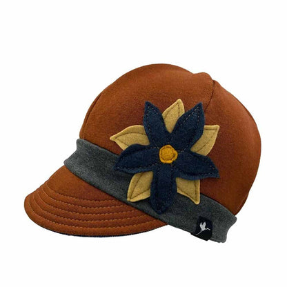 Sweatshirt Fleece Winter Cap - Flipside Hats for Healing Cap Flipside Hats H024-002 Brown OS (56-58 cm)