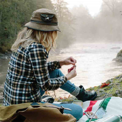 Tarp Cloth Bucket Hat with Side Pockets - Stetson Hats Bucket Hat Stetson Hats