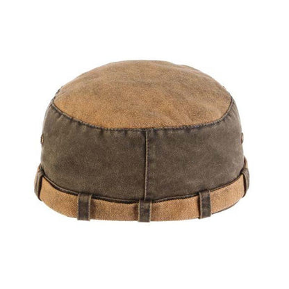 Tarp Cloth Cadet Cap with Plaid Lining - Stetson Hats Cap Stetson Hats