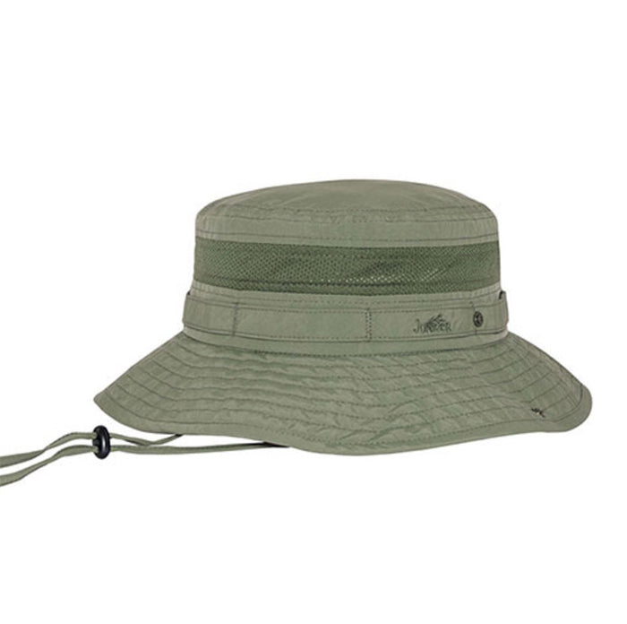 Taslon Jungle Bucket Hat with Snap Brim, 2XL - Juniper UV Hats Bucket Hat MegaCI