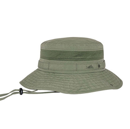 Taslon Jungle Bucket Hat with Snap Brim, 2XL - Juniper UV Hats Bucket Hat MegaCI