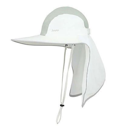 Taslon Large Bill UV Cap with Neck Cape - Juniper UV Wear Cap MegaCI