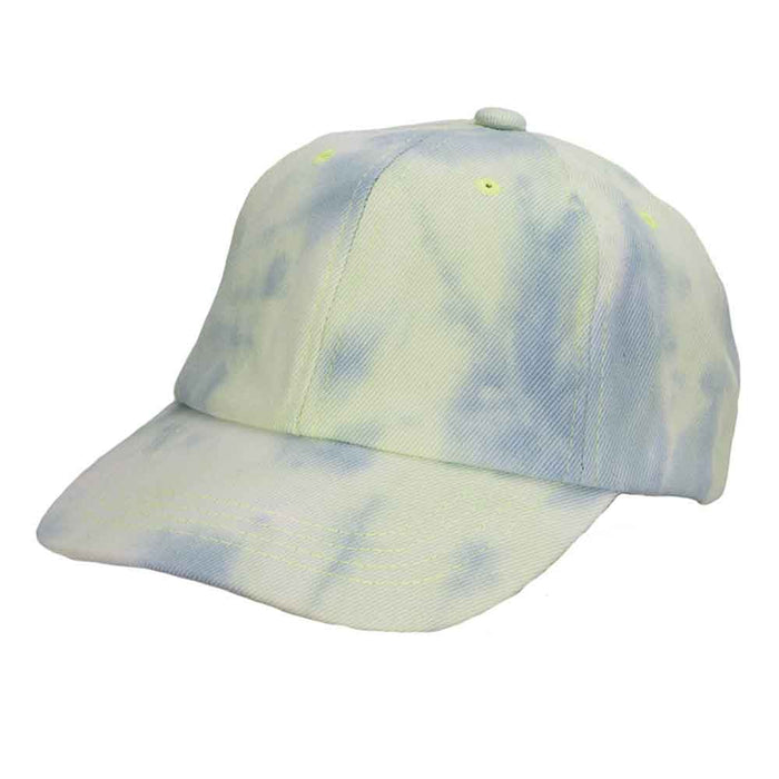 Tie Dye Cotton Baseball Cap for Ladies - Cappelli Straworld Hats Cap Epoch Hats CSW410-BL Blue OS