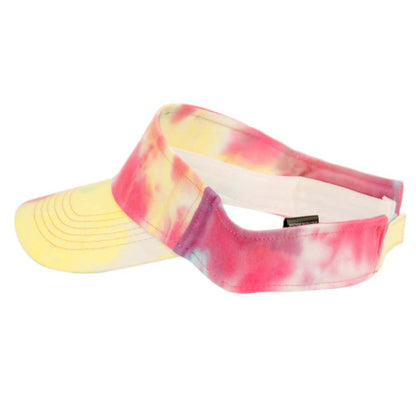 Tie Dye Cotton Sun Visor - E-Flag Wear Visor Cap Epoch Hats
