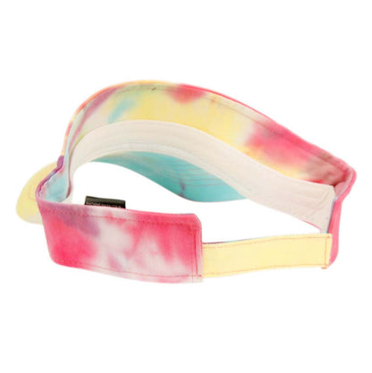 Tie Dye Cotton Sun Visor - E-Flag Wear Visor Cap Epoch Hats
