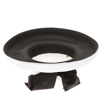 Tiffany Style Two Tone Summer Hat - Boardwalk Styles Wide Brim Hat Boardwalk Style Hats