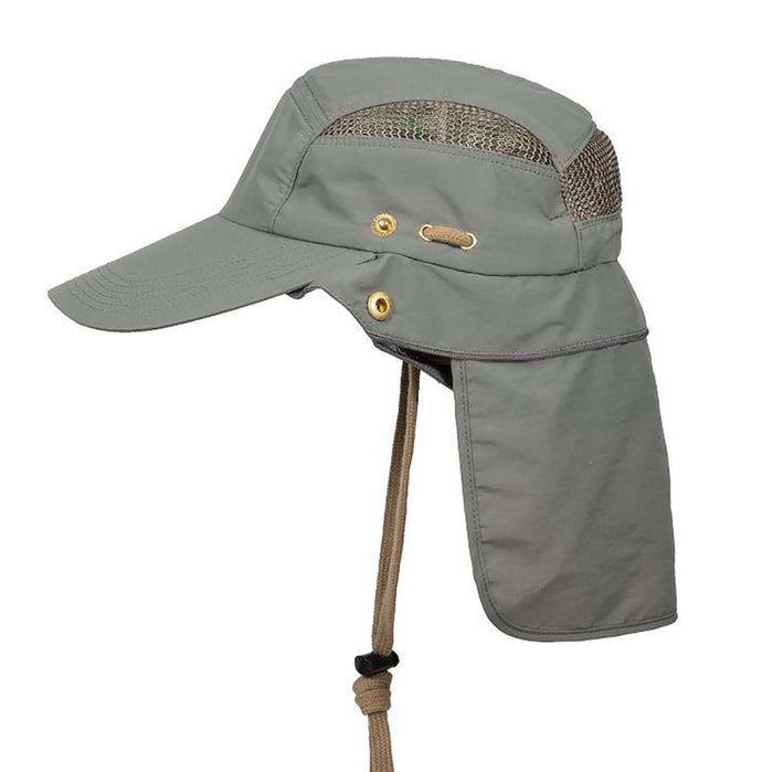 Tommy Bahama Supplex® Nylon Fishing Cap Fold Away Sun Shield Cap Tommy Bahama Hats TWB279-WILLOW1 Willow S/M