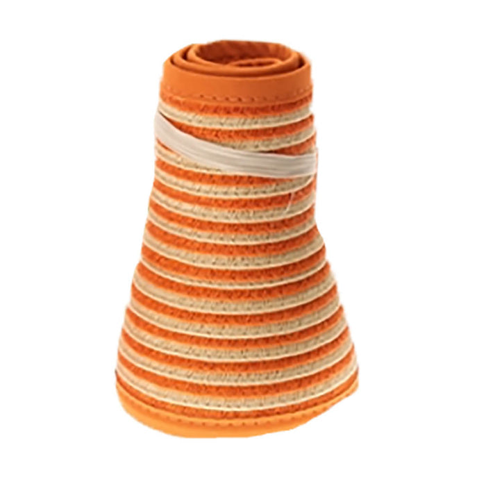 Two Tone Roll Up Wrap Around Sun Visor Hat for Kids - Boardwalk Hats Visor Cap Boardwalk Style Hats DA148-2K ORA Orange