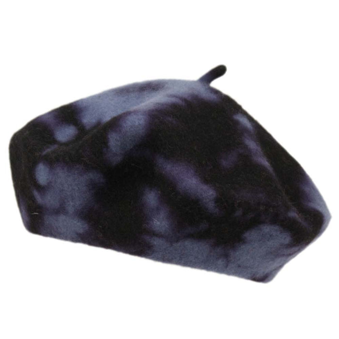 Unisex Mixed Color Wool French Beret - Angela & William Beanie Epoch Hats WW004-MXBL Mixed Navy OS